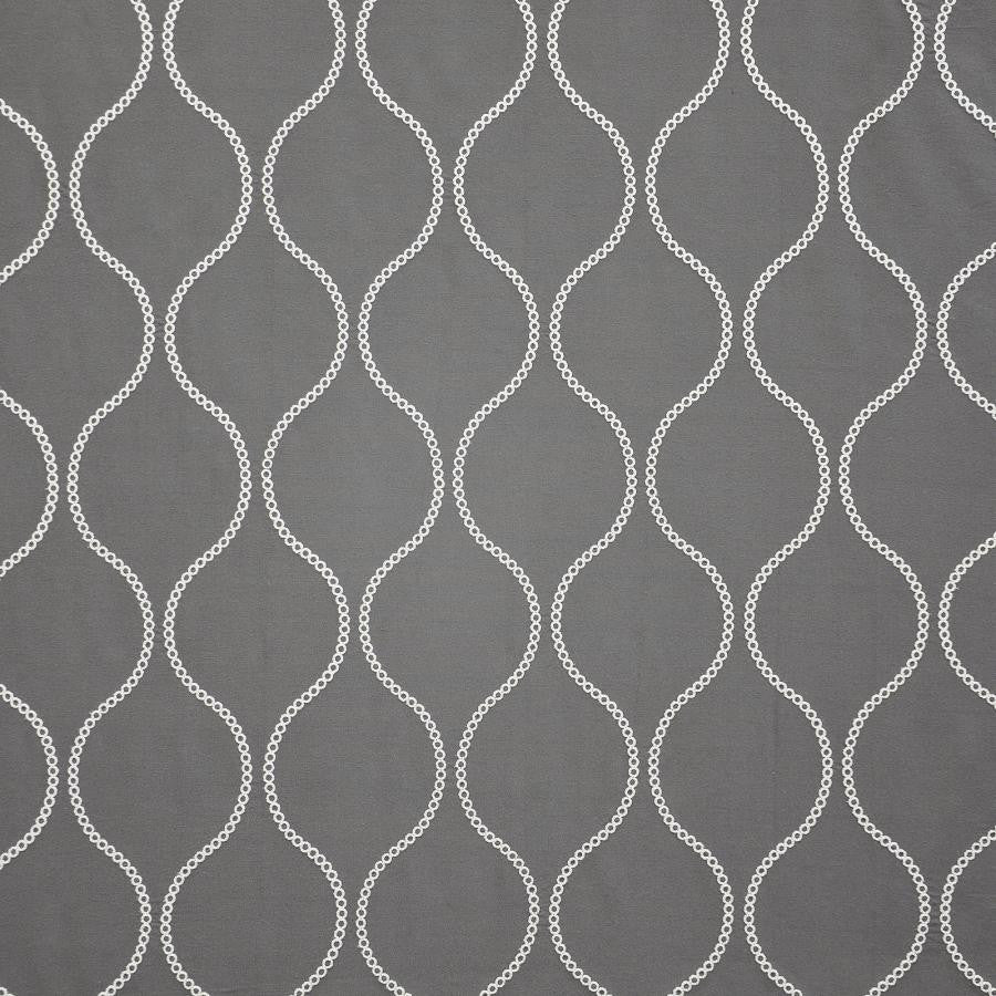 Pearl Strand # 844 Gabbro by Maxwell Fabric COLOR THEORY-VOL.IV MOONSTONE 85% RAYON/15% POLYESTER NONE INDIA V-7.75"H-5" 54"EMB.51" - Fabric Carolina -