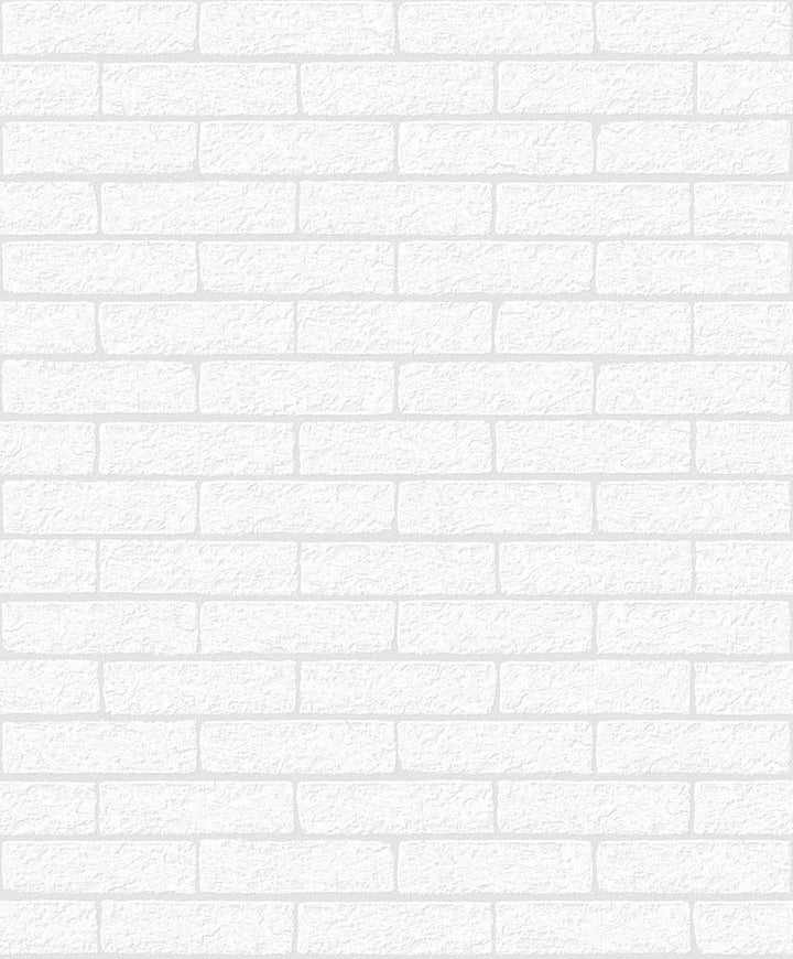 Limestone Brick White by Seabrook Wallpaper Paintable Wallpaper Netherlands 57.7 25.2" 20.9" - Fabric Carolina -
