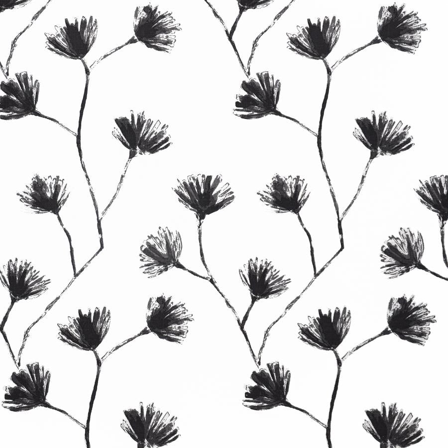 Persephone # 615 Ink by Maxwell Fabric COLOR WAVES-NOMAD 70% COTTON/25% POLYESTER 5% LINEN INDIA V-16"H-13.5" 54" - Fabric Carolina -
