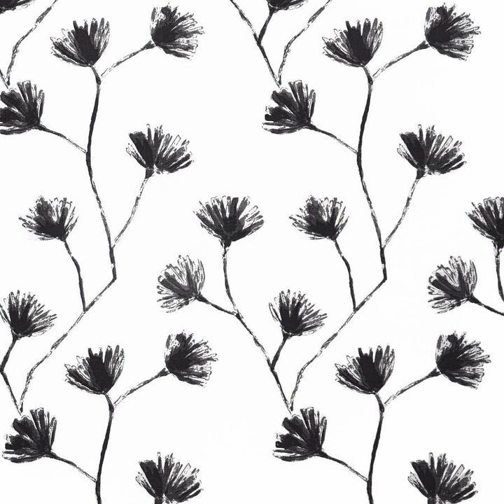 Persephone # 615 Ink by Maxwell Fabric COLOR WAVES-NOMAD 70% COTTON/25% POLYESTER 5% LINEN INDIA V-16"H-13.5" 54" - Fabric Carolina -