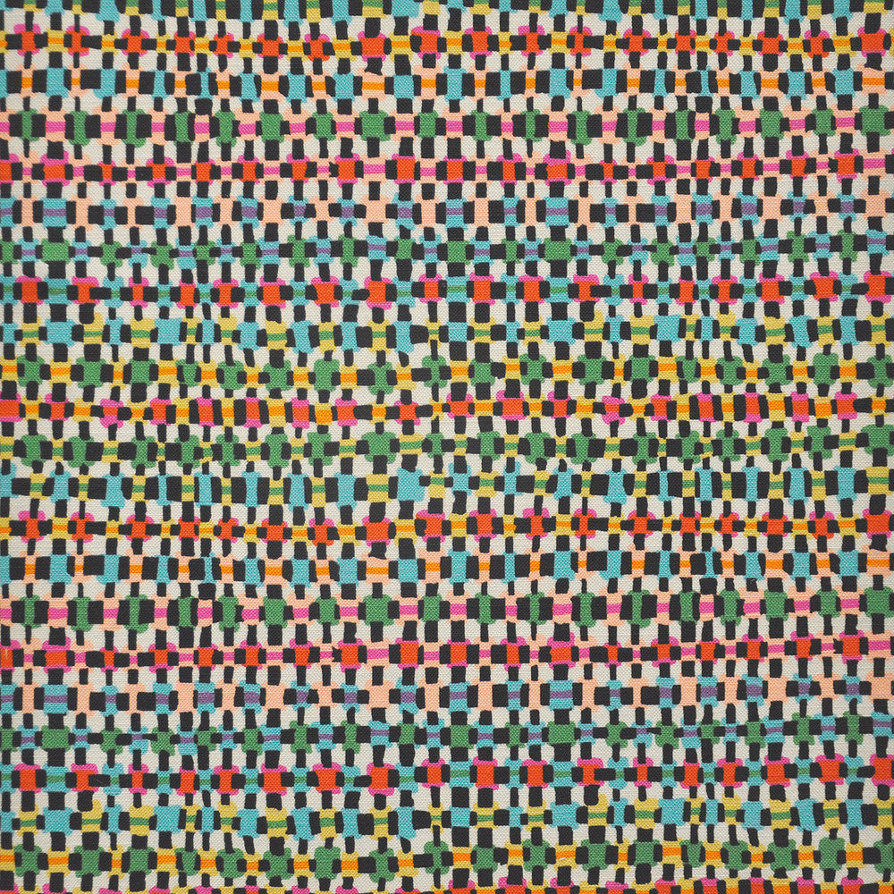Pop Rocks # 430 Tropics by Maxwell Fabric COLOR WAVES-NEAPOLITAN 100% COTTON INDIA </p><p>Repeat: Horizontal: and Vertical: V&H-9 55.5" - Fabric Carolina -