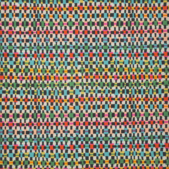 Pop Rocks # 430 Tropics by Maxwell Fabric COLOR WAVES-NEAPOLITAN 100% COTTON INDIA </p><p>Repeat: Horizontal: and Vertical: V&H-9 55.5" - Fabric Carolina -