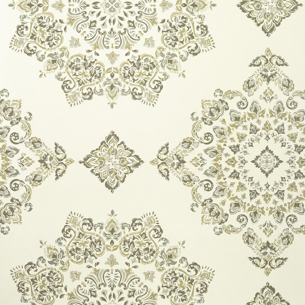 Parvani Linen by Baker Lifestyle Designer Wallcovering ECHO HEIRLOOM INDIA PAPER - 100% United Kingdom - Horizontal: - and Vertical: 26.792 26.989 - Swanky Fabrics -