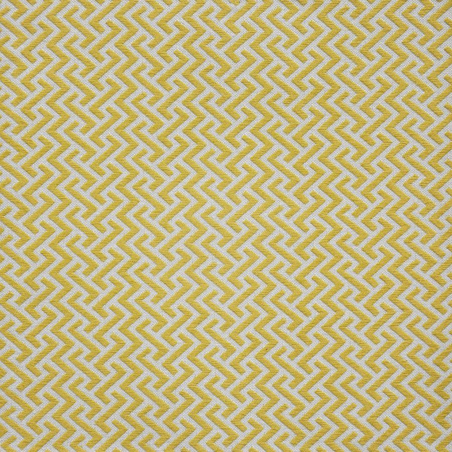 Puzzle # 403 Lightning by Maxwell Fabric Upholstery Palettes-Mimosa 100% POLYESTER USA V-2.25"H-1" 54" - Fabric Carolina -