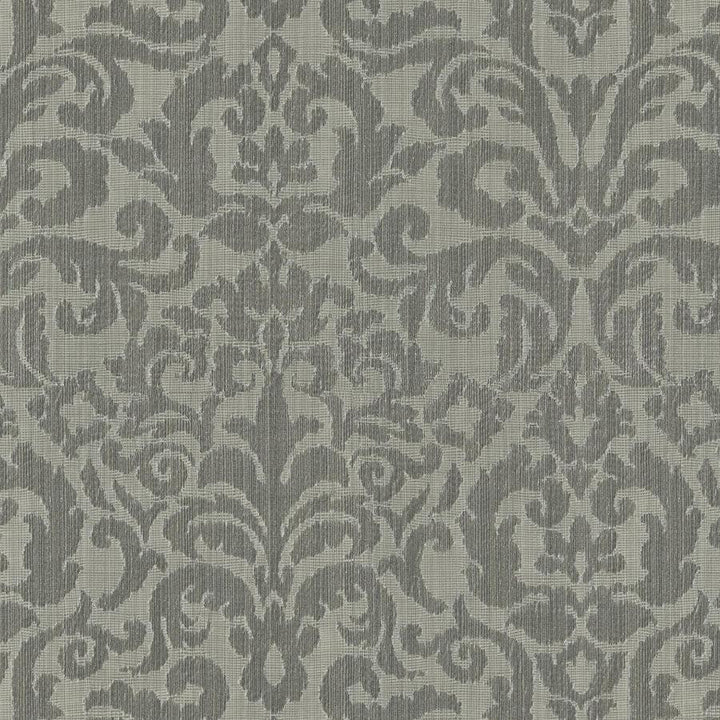 Percy # 917 Grey by Maxwell Fabric Regency 100% POLYESTER INDIA V - 15" H - 13.7" 54.7" - Fabric Carolina -