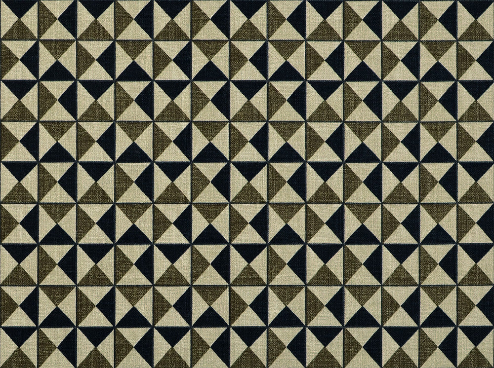 Pyramids 912 Kohl by Covington Fabric 100% COTTON Pakistan 50000 Horizontal: 3 and Vertical: 3 54 - Fabric Carolina -