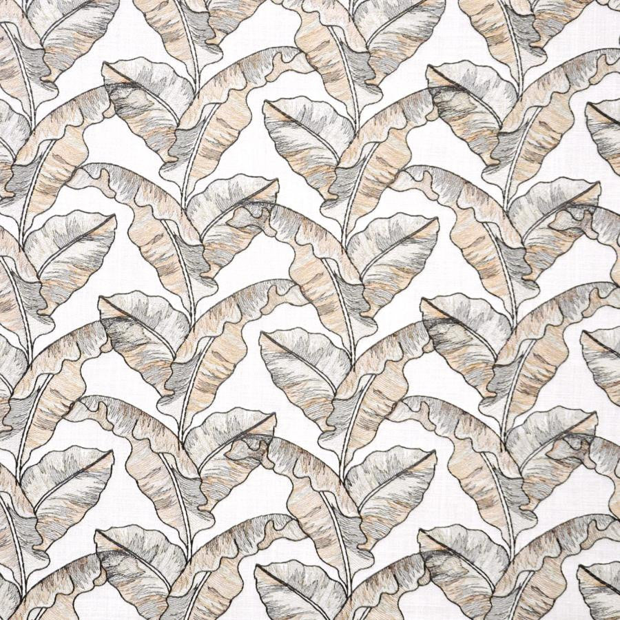 Palm Grove # 636 Rosy by Maxwell Fabric Color Theory-Vol.Vi Eden 75% POLYESTER/25% LINEN INDIA V-8.8"H-13.25" 54" - Fabric Carolina -