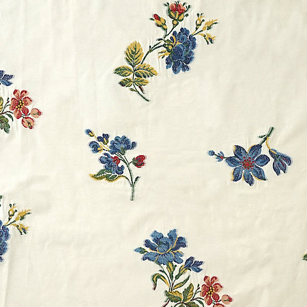 Nocturne/Ivory 3438-001 by Old World Weavers Fabric 52% ACRYLIC 48% COTTON ITALY MEDIUM DUTY Horizontal: 30" and Vertical: 55" - Fabric Carolina -