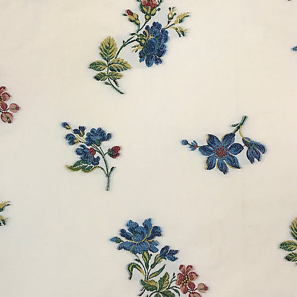 Nocturne/Ivory 3438-001 by Old World Weavers Fabric STOCKED AT SCALAMANDRE WAREHOUSE 48% COTTON|52% ACRYLIC ITALY MEDIUM DUTY Horizontal: 30" and Vertical: 55" - Fabric Carolina -