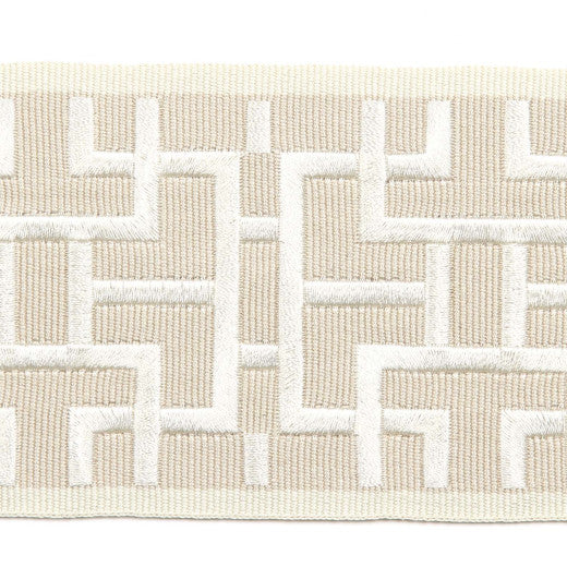 Paesana - Ivory by Europatex Fabric Tapes Galore 100% Polyester China See Sample Horizontal: N/A and Vertical: N/A 3.00 inches  - Fabric Carolina -