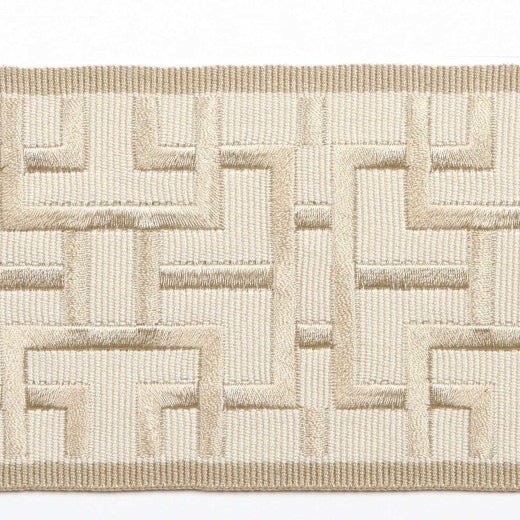 Paesana - Wheat by Europatex Designer Fabric Tapes Galore 100% Polyester China See Sample Horizontal: N/A and Vertical: N/A 3.00 inches  - Swanky Fabrics -