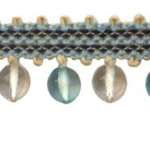 Palazzo-Blue by Europatex Designer Fabric Carnivale 88% Acrylic / 12% Polyester China See Sample Horizontal: N/A and Vertical: N/A 1.00 inches  - Swanky Fabrics -