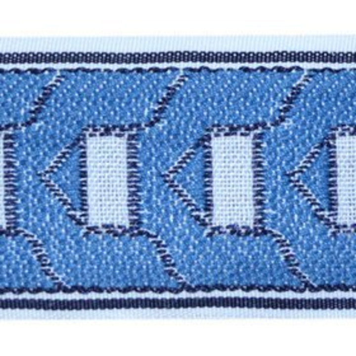 Pantheon Cobalt by Europatex Fabric Tapes Decor 100% Polyester 2.00 inches - Fabric Carolina -