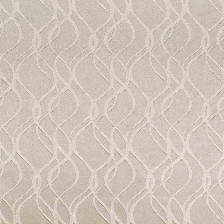 Parade Ribbon Silver by Europatex Designer Fabric Gramercy & Parade 60% Cotton, 40% Polyester 7.13" H, 8.88" V 54.00 inches - Swanky Fabrics -