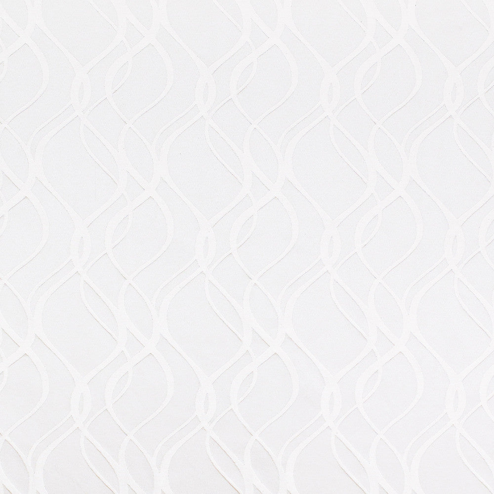 Parade Ribbon White by Europatex Fabric Gramercy & Parade 60% Cotton, 40% Polyester 7.13" H, 8.88" V 54.00 inches - Fabric Carolina -