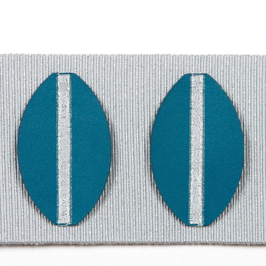 Paros - Aqua by Europatex Fabric Kos & Paros 55% Faux Leather / 22% Fibranne / 12% Metallic yarn / 10% Rayon / 1% Polyester China See Sample Horizontal: N/A and Vertical: N/A 3.00 inches  - Fabric Carolina -