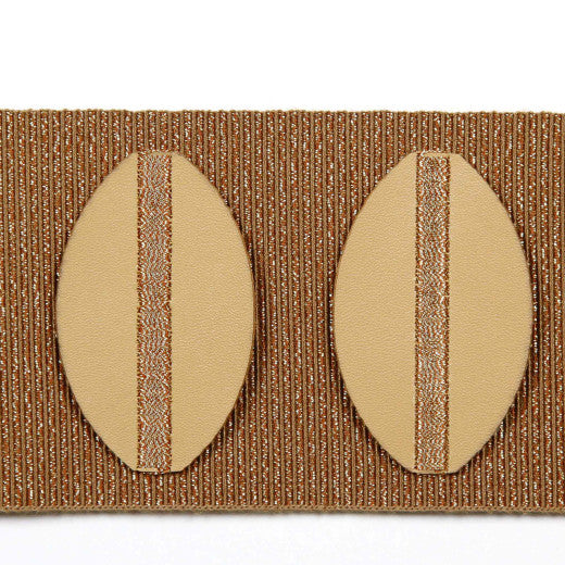 Paros - Topaz by Europatex Designer Fabric Kos & Paros 55% Faux Leather / 22% Fibranne / 12% Metallic yarn / 10% Rayon / 1% Polyester China See Sample Horizontal: N/A and Vertical: N/A 3.00 inches  - Swanky Fabrics -
