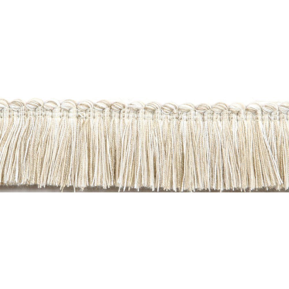 Pergola Brushed Fringe Nougat by Europatex Designer Fabric Pergola 100% Solution Dyed Acrylic 1.50 inches - Swanky Fabrics -