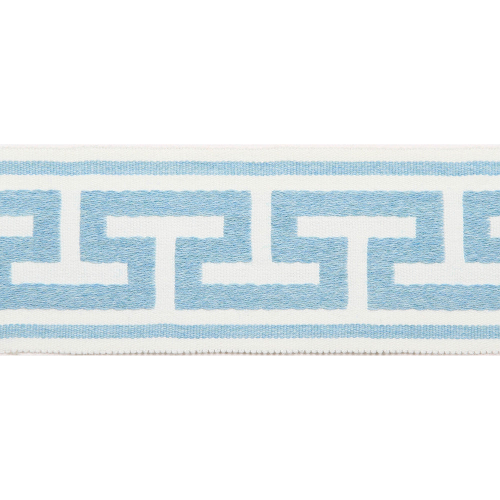 Pergola Embroidered Tape Breeze by Europatex Designer Fabric Pergola 100% Solution Dyed Acrylic 2.75 inches - Swanky Fabrics -