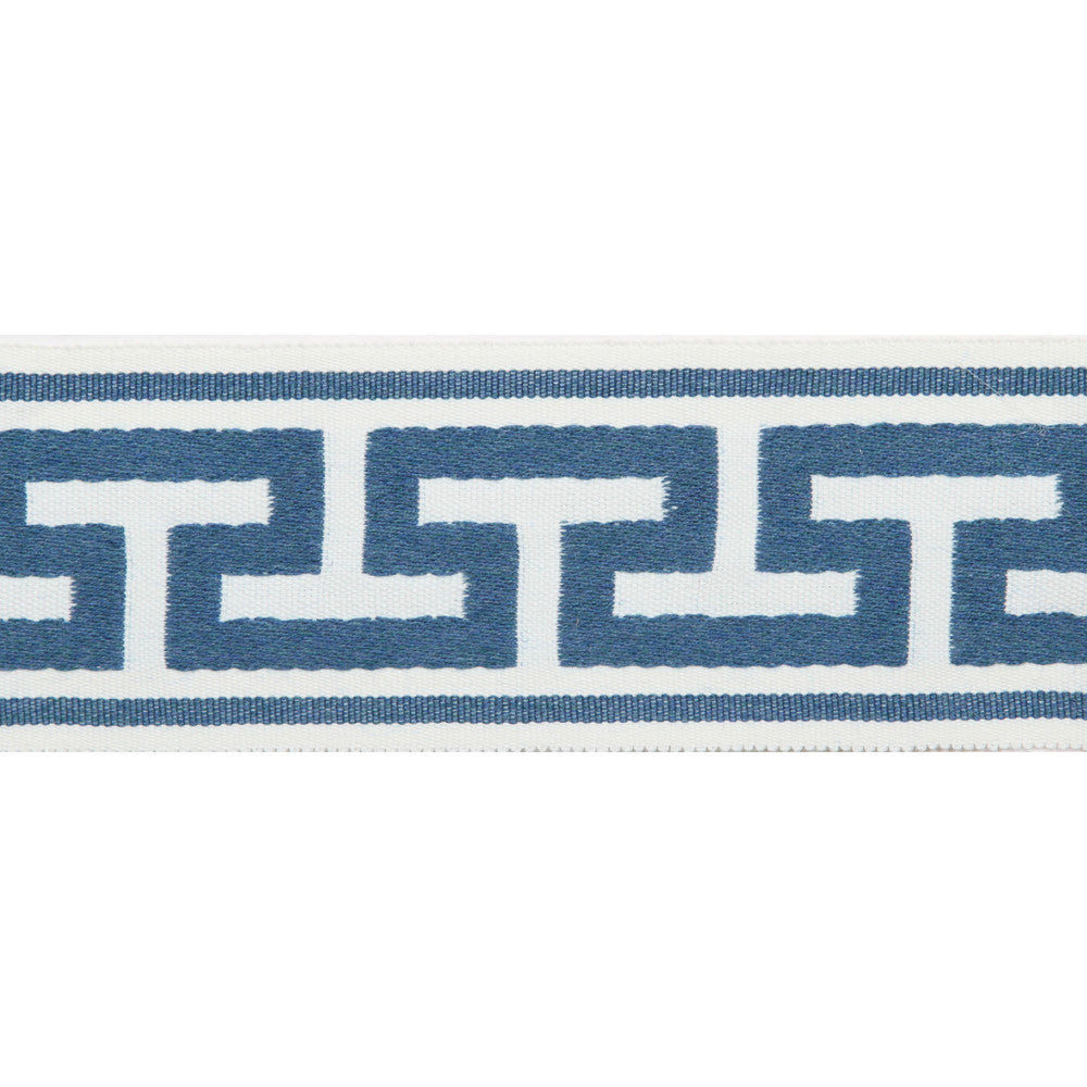 Pergola Embroidered Tape Field by Europatex Designer Fabric Pergola 100% Solution Dyed Acrylic 2.75 inches - Swanky Fabrics -