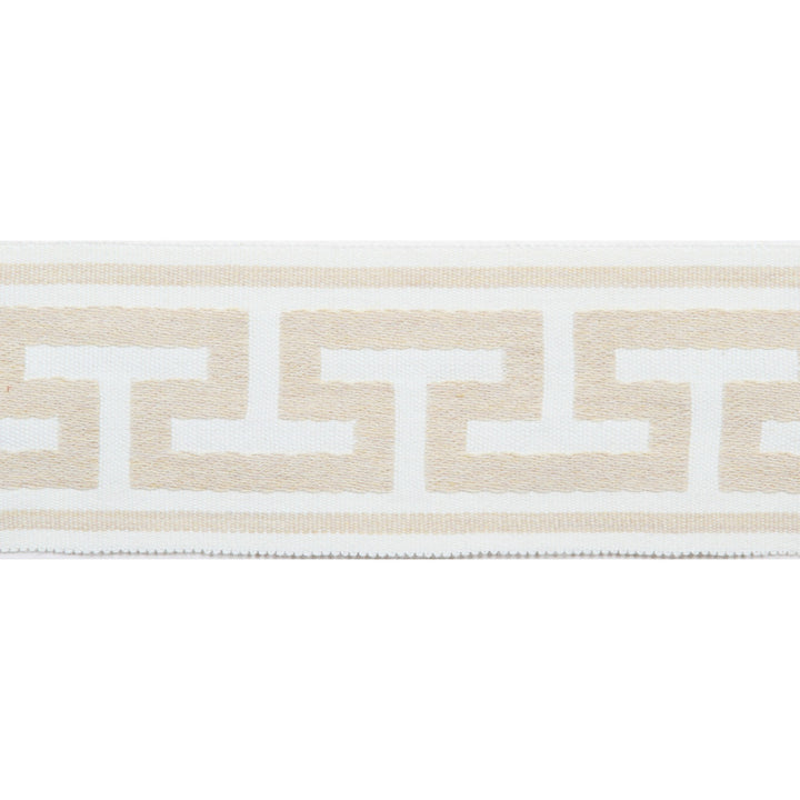 Pergola Embroidered Tape Nougat by Europatex Fabric Pergola 100% Solution Dyed Acrylic 2.75 inches - Fabric Carolina -
