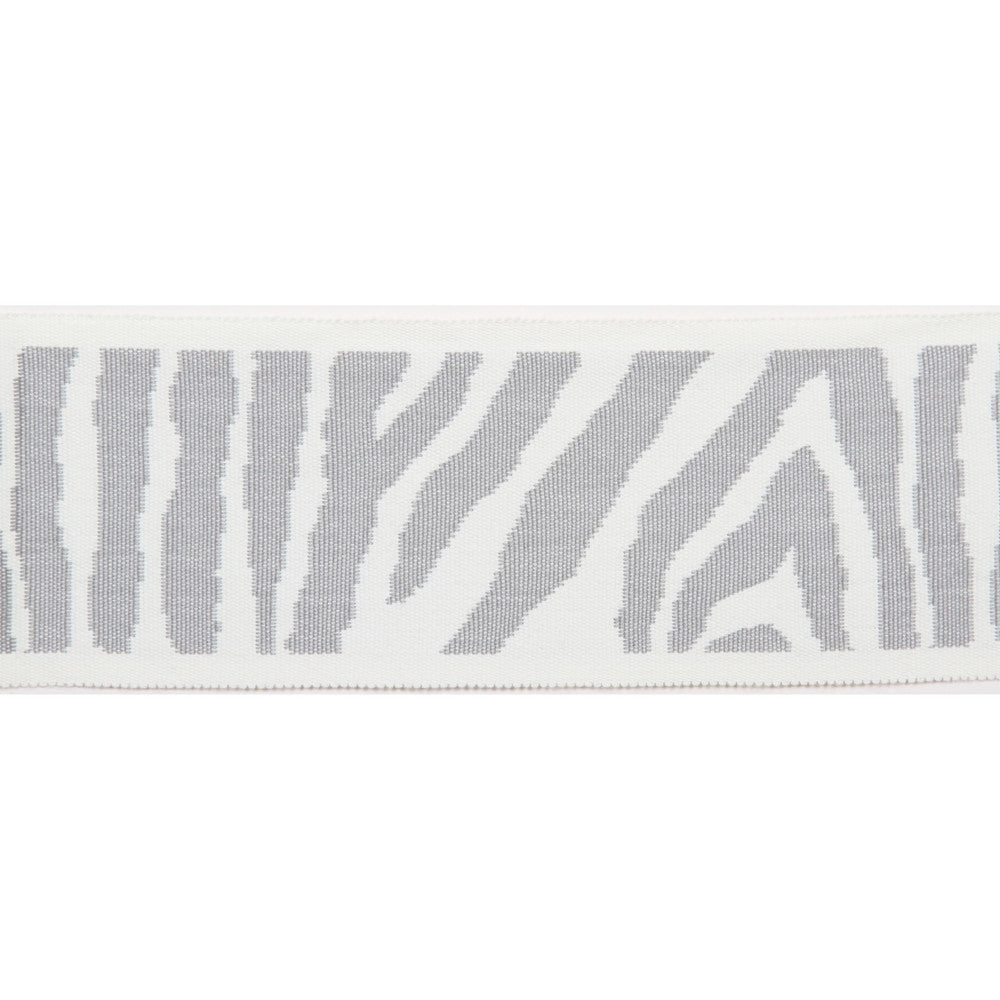 Pergola Zebra Tape Gray by Europatex Fabric Pergola 100% Solution Dyed Acrylic 3.25 inches - Fabric Carolina -