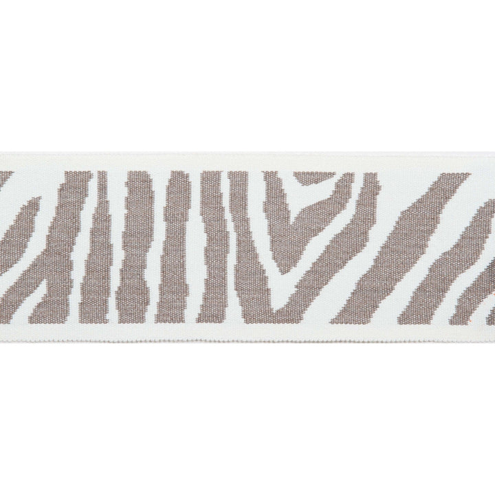 Pergola Zebra Tape Sand by Europatex Designer Fabric Pergola 100% Solution Dyed Acrylic 3.25 inches - Swanky Fabrics -