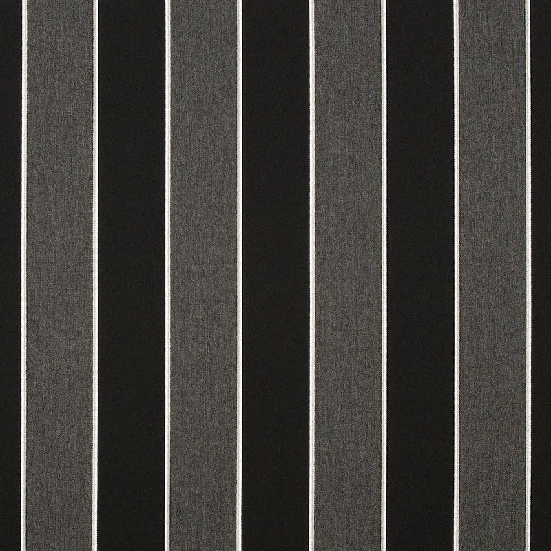 56075 Peyton Granite by Sunbrella Fabric Cushion Furniture Drapery Fabrics > Sunbrella Stripes 100% Acrylic USA or Imported 6.81" 54" - Fabric Carolina -