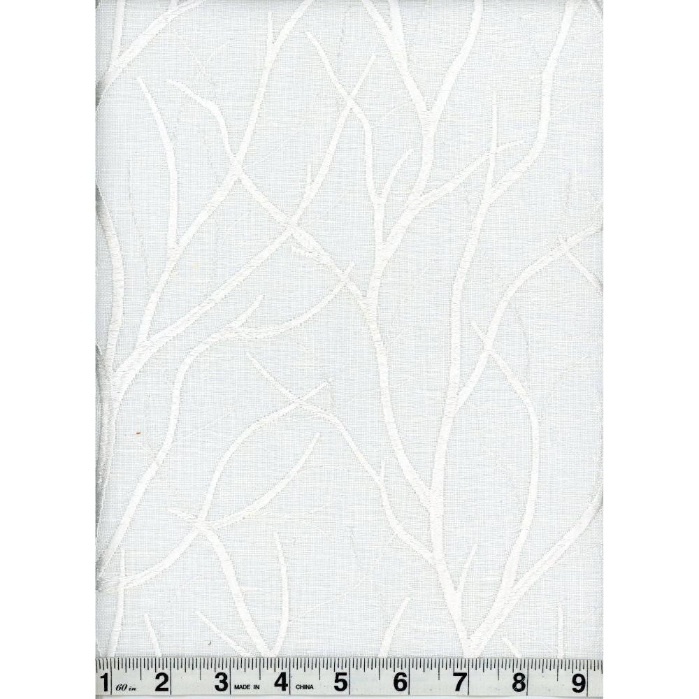 Pinehurst White by Heritage Designer Fabric - 52% Cotton 48% Rayon USA or Imported Horizontal: 27" and Vertical: 25" - Swanky Fabrics -