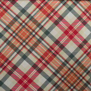 Valencia Plaid Berry by Europatex Fabric