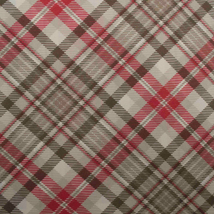 Valencia Plaid Rosedust by Europatex Fabric Valencia 55% Cotton, 45% Polyester Spain 35,000 Double Rubs Horizontal: 12.6 and Vertical: 12.6 56" - Fabric Carolina -