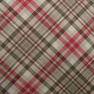Valencia Plaid Rosedust by Europatex Fabric