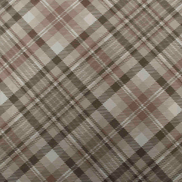 Valencia Plaid Sand by Europatex Fabric Valencia 55% Cotton, 45% Polyester Spain 35,000 Double Rubs Horizontal: 12.6 and Vertical: 12.6 56" - Fabric Carolina -