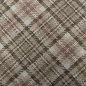 Valencia Plaid Sand by Europatex Fabric