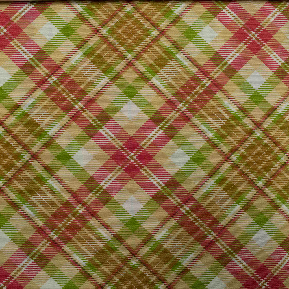 Valencia Plaid Summer by Europatex Fabric Valencia 55% Cotton, 45% Polyester Spain 35,000 Double Rubs Horizontal: 12.6 and Vertical: 12.6 56" - Fabric Carolina -