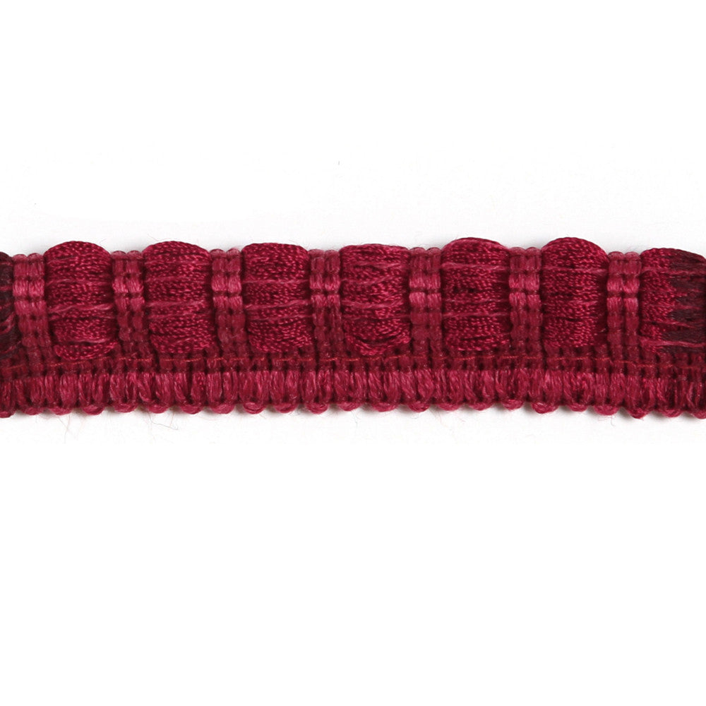 Pori Cranberry by Europatex Fabric Helsinki 100% Polyester 0.50 inches - Fabric Carolina -