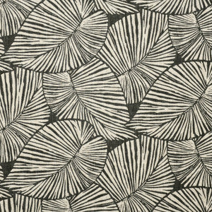 Queen Palm # 703 Charcoal by Maxwell Fabric