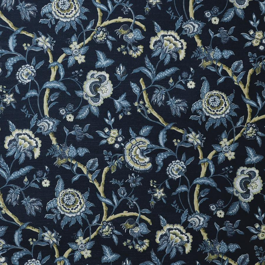 Queensbury # 115 Ocean by Maxwell Designer Fabric Color Theory-Vol.Vii Neptune 100% COTTON SPAIN V-18" H-13.5" 54" - Swanky Fabrics -