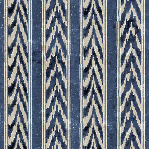 Marghillan/Prussian Blue Q229-001 by Old World Weavers Fabric 50% COTTON 50% CUPRO RAYON FRANCE MEDIUM DUTY Horizontal: 13" and Vertical: 12.75" 51" - Fabric Carolina -