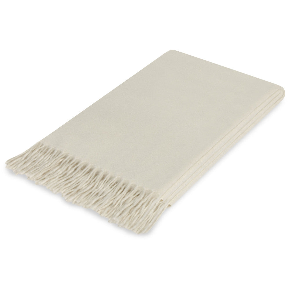 Lusuosso Cashmere Throw QR-10006.IVORY.0 by CuratedKravet CuratedKravet 100% cashmere finished with natural brushing made with thistles. Made in Italy. Italy Dry clean only. </p><p>Dimensions: Length 55, Height , Width 70 Cashmere - 100% - Fabric Carolina -