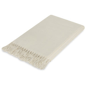 Lusuosso Cashmere Throw QR-10006.IVORY.0 by CuratedKravet