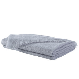 Cebile Sheer Mohair Throw QR-10663.PALE GRAY.0 by CuratedKravet