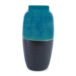 Aries Vase, Large QR-16966.BLKBLUE.0 by CuratedKravet