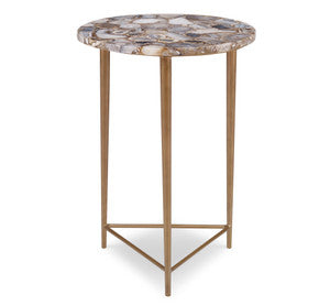 Aurora Side Table QR-18269.NTRLGOLD.0 by CuratedKravet