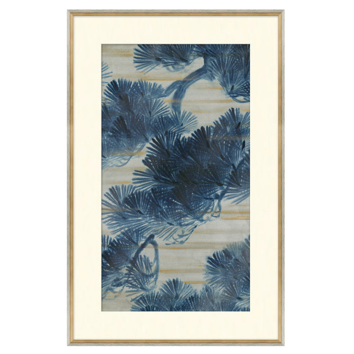 Blue Series Ii QR-18282.BLUEII.0 by CuratedKravet CuratedKravet Limited edition print of an antique Japanese textile document from a collection housed in Kravet's vast archives in Bethpage New York. Each piece comes with a certificate of authenticity. Made to order in the USA. United States wipe with a damp cloth. </p><p>Dimensions: Length 22, Height 34, Width 2 - Fabric Carolina -