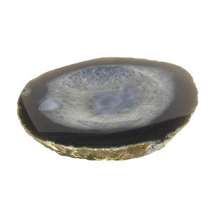 Ana Agate Trinket Dish, Natural QR-18385.NATURAL.0 by CuratedKravet