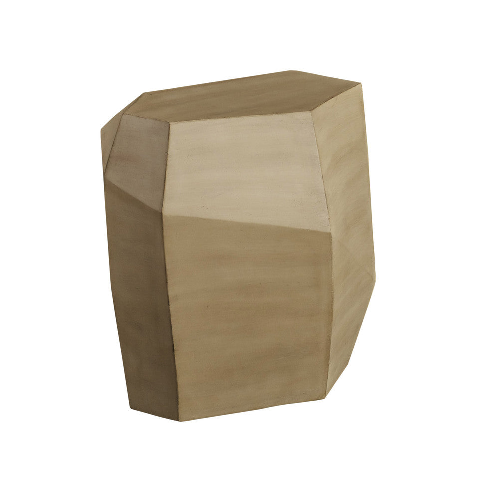 Jethro Table QR-20245.BLONDEWD.0 by CuratedKravet CuratedKravet A hand finished resin table shaped to resemble a cut stone with a blonde wood stain. United States DUST LIGHTLY WITH A SOFT, DRY CLOTH. </p><p>Dimensions: Length 20, Height 19, Width 15.75 - Fabric Carolina -