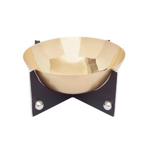 Laramie Bowl QR-20470.BRASSBLK.0 by CuratedKravet