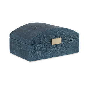 Charlotte Box, Navy QR-20659.NAVY.0 by CuratedKravet
