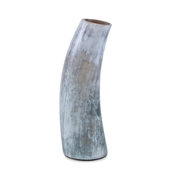 Kingsley Horn Vase QR-20660.NATURAL.0 by CuratedKravet CuratedKravet A decorative natural horn vase. Due to the natural material, variation is to be expected in size, shape, and color. Vietnam </p><p>Dimensions: Length 3.5, Height 12.5, Width 3.5 Horn - 100% - Fabric Carolina -